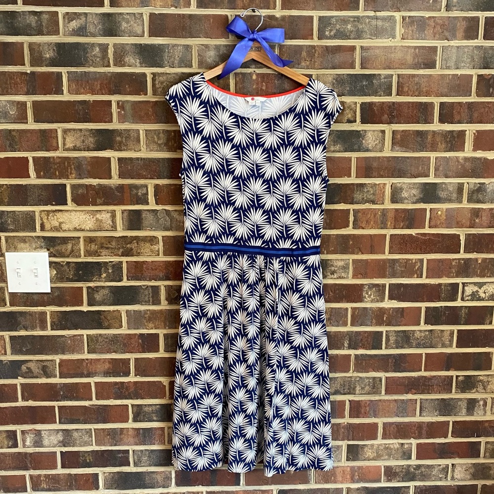 Boden Blue Jersey Midi Dress